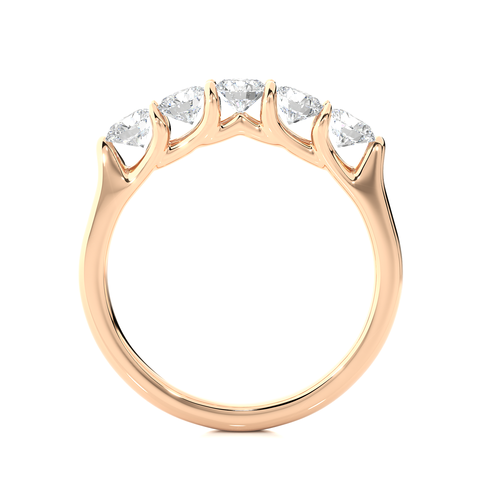 1.03 Carat H Color VS1 Clarity Diamond Studded Natural Diamond Ring.